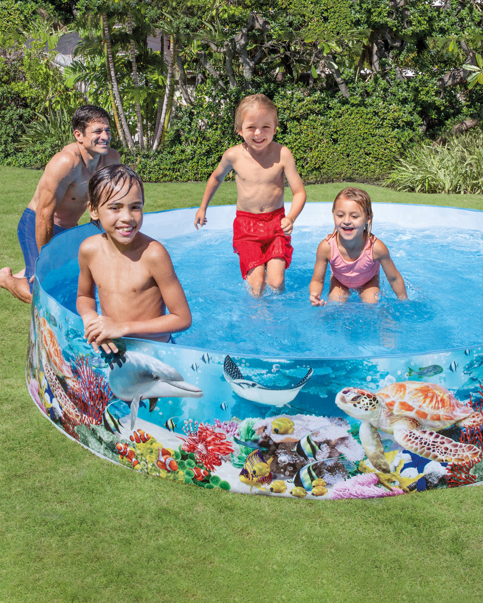 Snapset 8' x 18" Deep Blue Sea Pool -