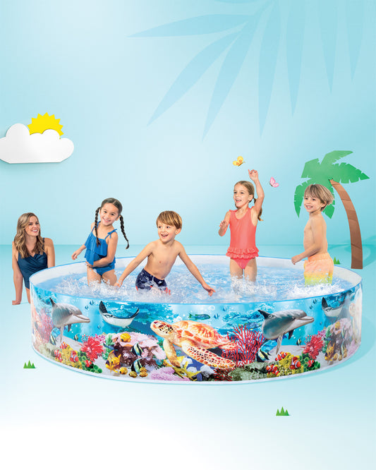 Snapset 8' x 18" Deep Blue Sea Pool -