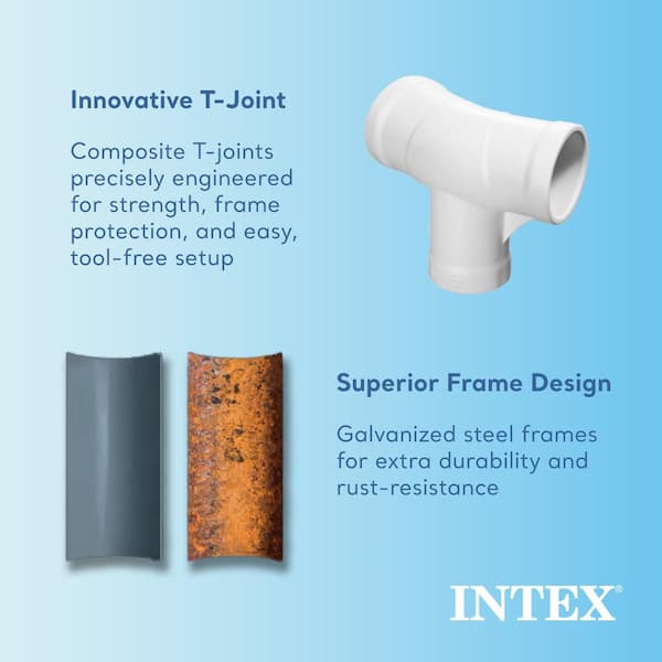 Intex 10ft x 30in Prism Frame Premium Swimming Pool Set: with Cartridge Filter Pump