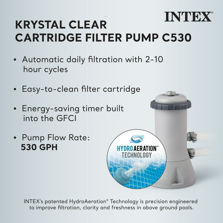 Intex 12 Ft x 39 inch with Pump, Filter, Ladder